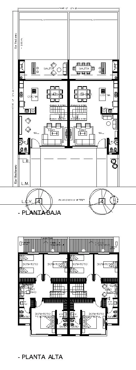 Dúplex Chacras del Norte — plano 1