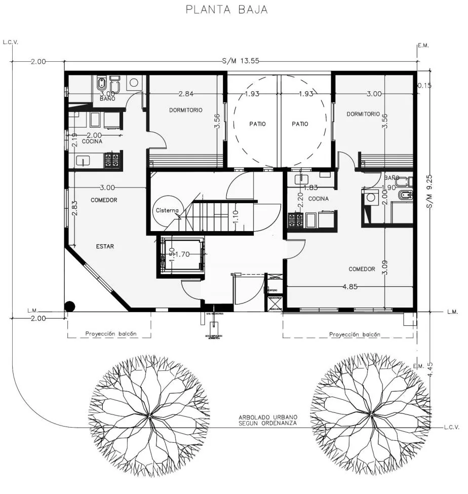 Edificio Marcos Juárez — plano 1