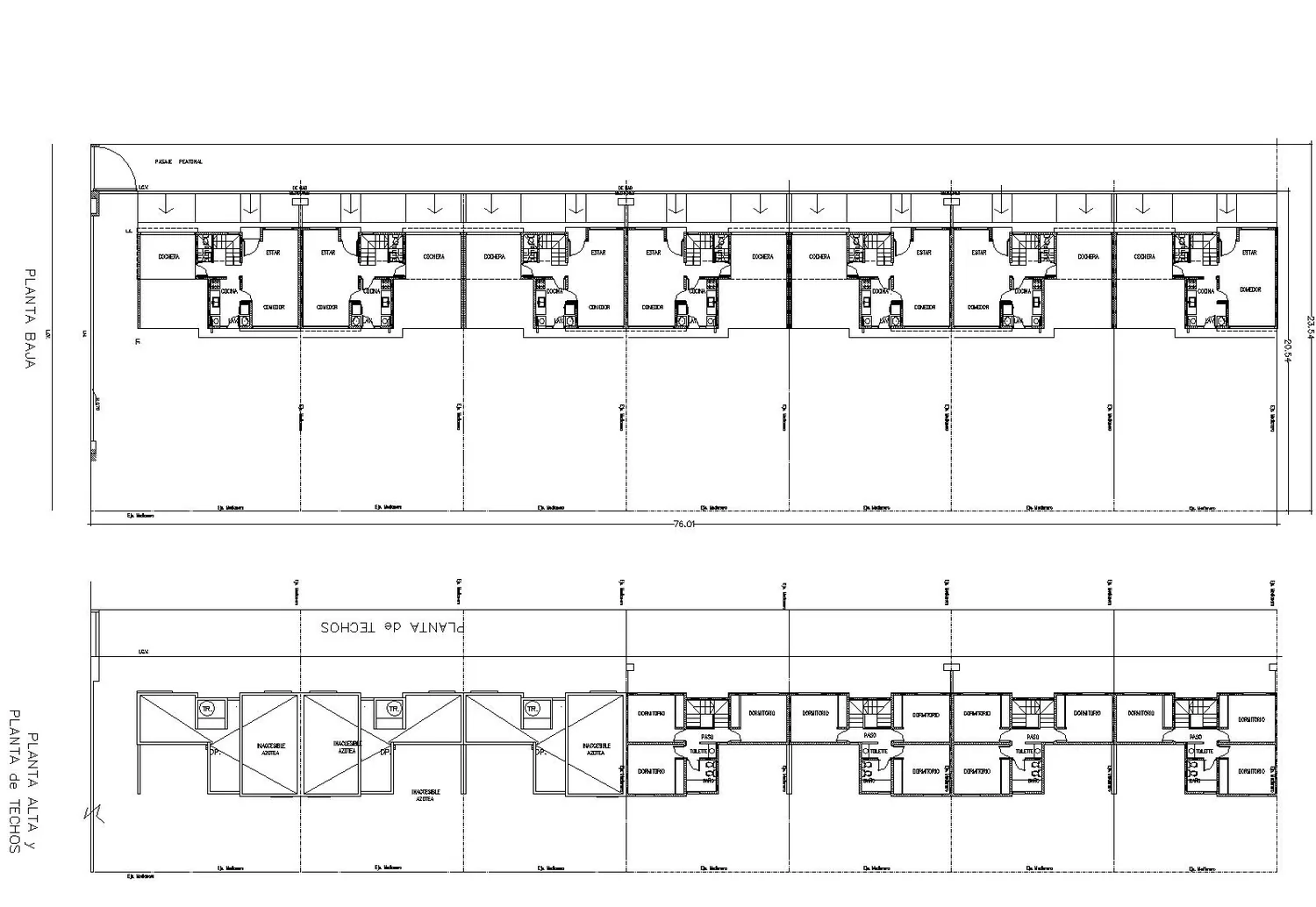 Housing Jardín Adriático — plano 1
